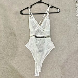 White Lace Bodysuit